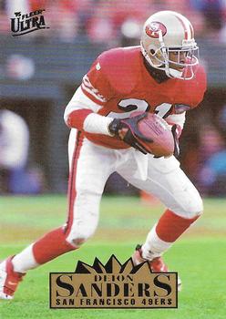 Deion Sanders San Francisco 49ers 1995 Ultra Fleer NFL #302